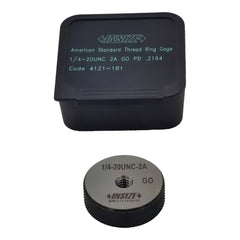 Insize Thread GO Ring Gauge 1/4"-20 UNC Series 4121-1B1