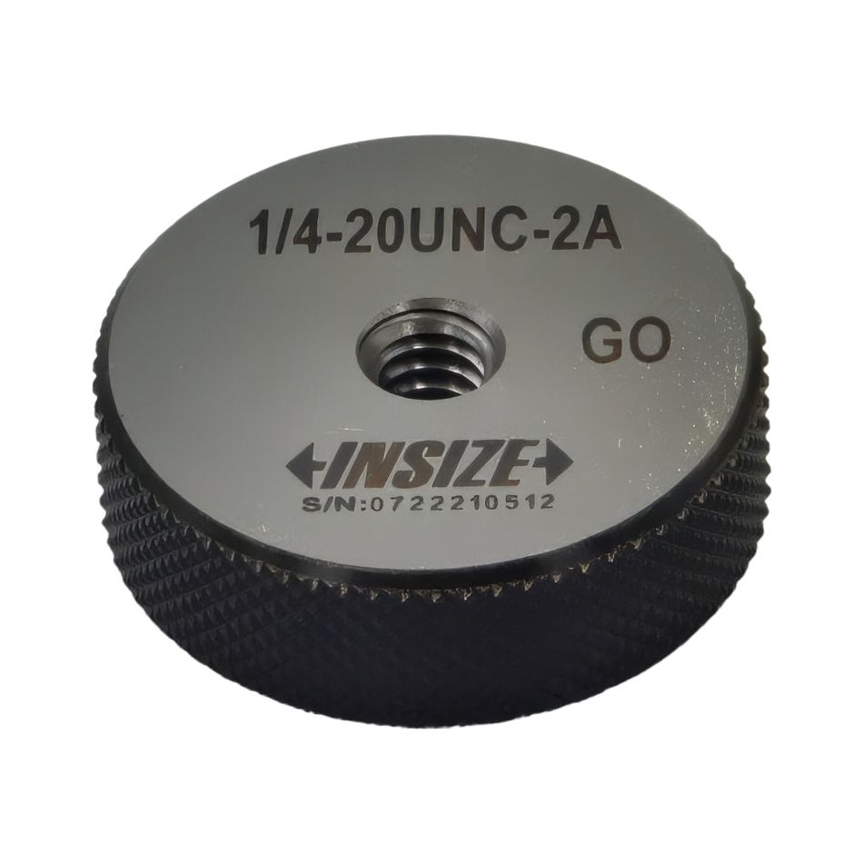 Insize Thread GO Ring Gauge 1/4"-20 UNC Series 4121-1B1