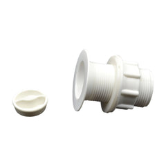 Extended 32mm White Plastic Body Plug and Waste Unit