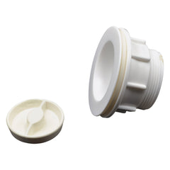 Standard 50mm White Plastic Body Plug and Waste Unit 