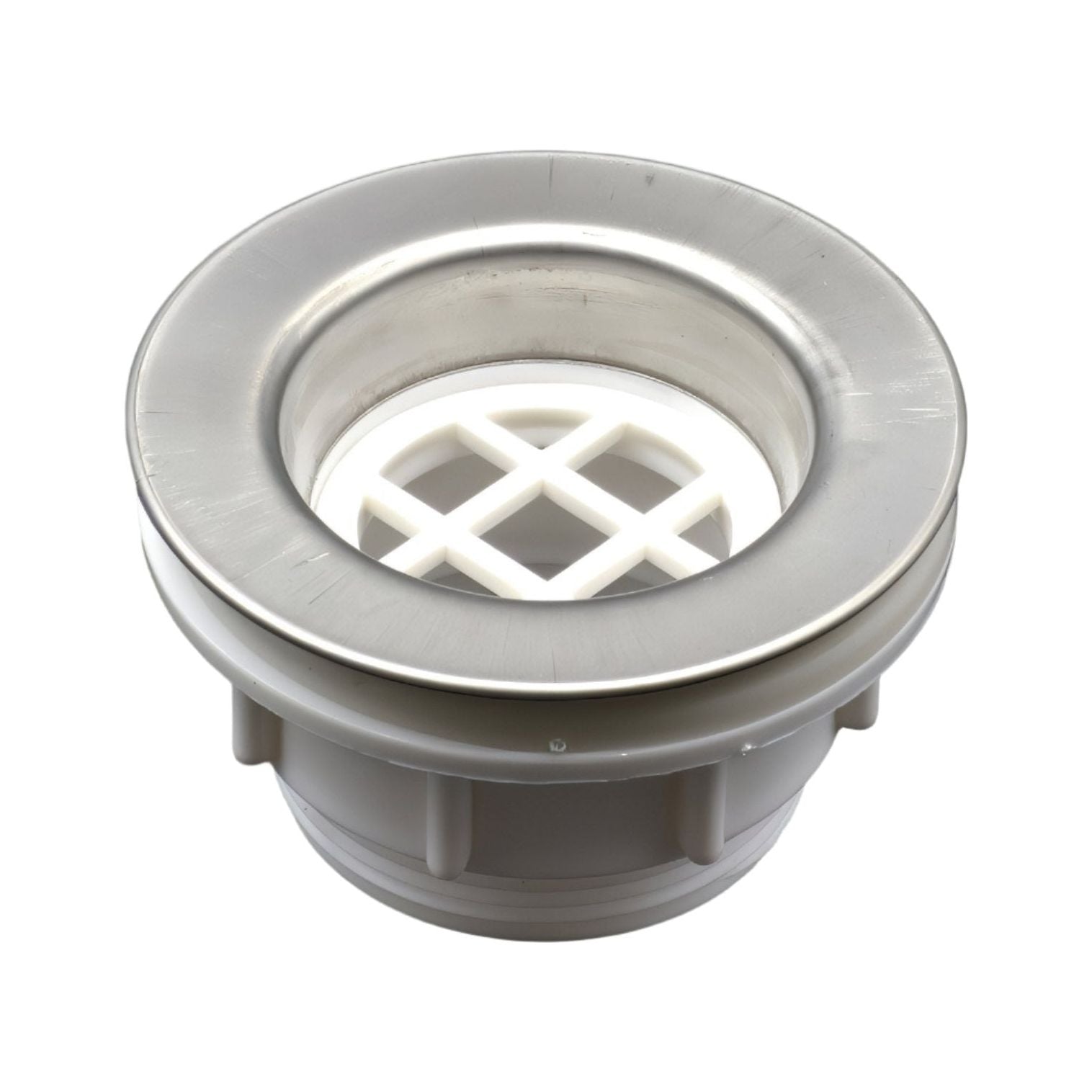 Plastec Standard 50mm Stainless Steel Plug and Waste Unit