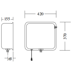 Southern Cross 304 Stainless Steel Pull Chain Cistern C11204