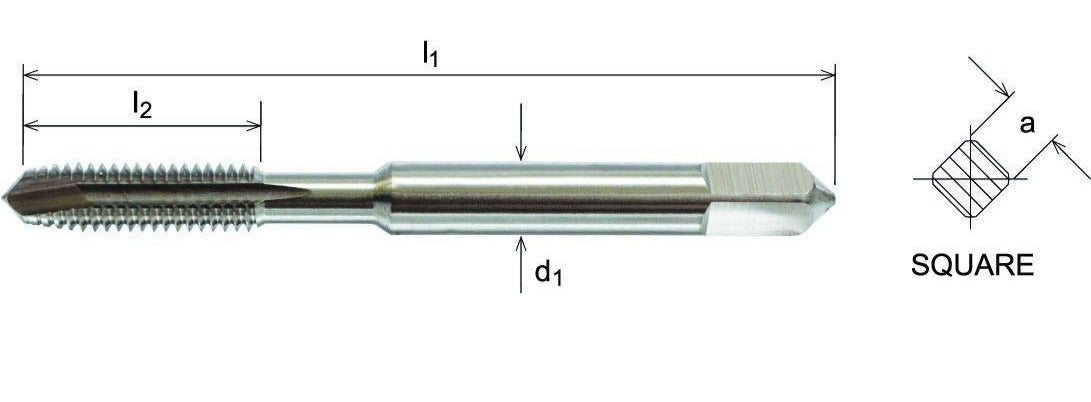   SOMTA - HSSE-V GUN NOSE TAP METRIC  (FINE, STANDARD)