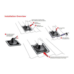 Aquaseal Special #2 Vent Pipe Flashing Black 50-80mm