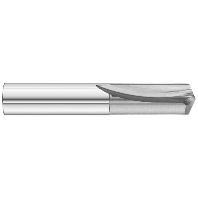 Best Carbide Straight Flute Uncoated 2-Flute Drill 0.28"/ 7mm, 140° Drill Point