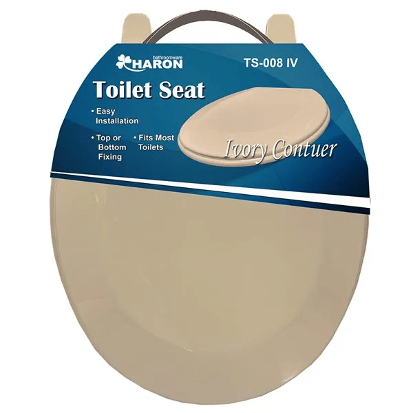 Haron TS-008 IV IVORY DIAMOND CONTOUR Toilet Seat