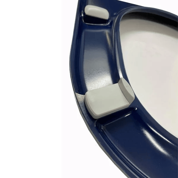 Haron TS-760 604 ATHINA Blue D-Shape Single Flap Toilet Care Seat