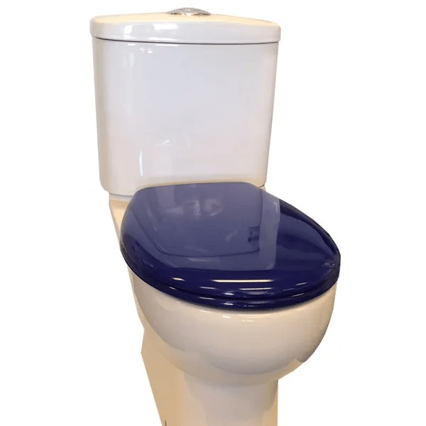 Haron TS-785604 CITTE 604 Blue Slow close Toilet Seat with Locking Buffers