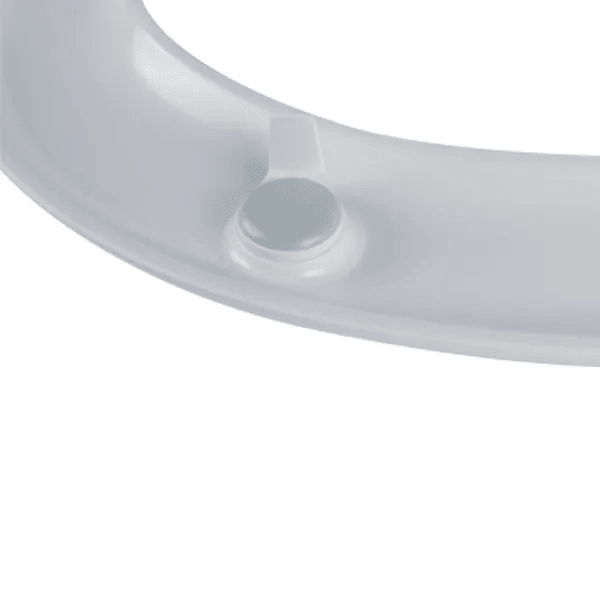 Haron TS-785 CITTE White Slow Close Toilet Seat with Locking Buffers