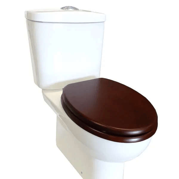 Haron TS-8800CP MAHOGANY Veneer Toilet Seat