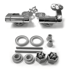 Haron TSH8600CP – Chrome Hinge and Fixing Kit to suit Haron TS-8600 & TS-8800