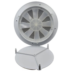 Haron 8CF Round Ceiling Vent with Motorless Fan – Vent Facing 275mm Round