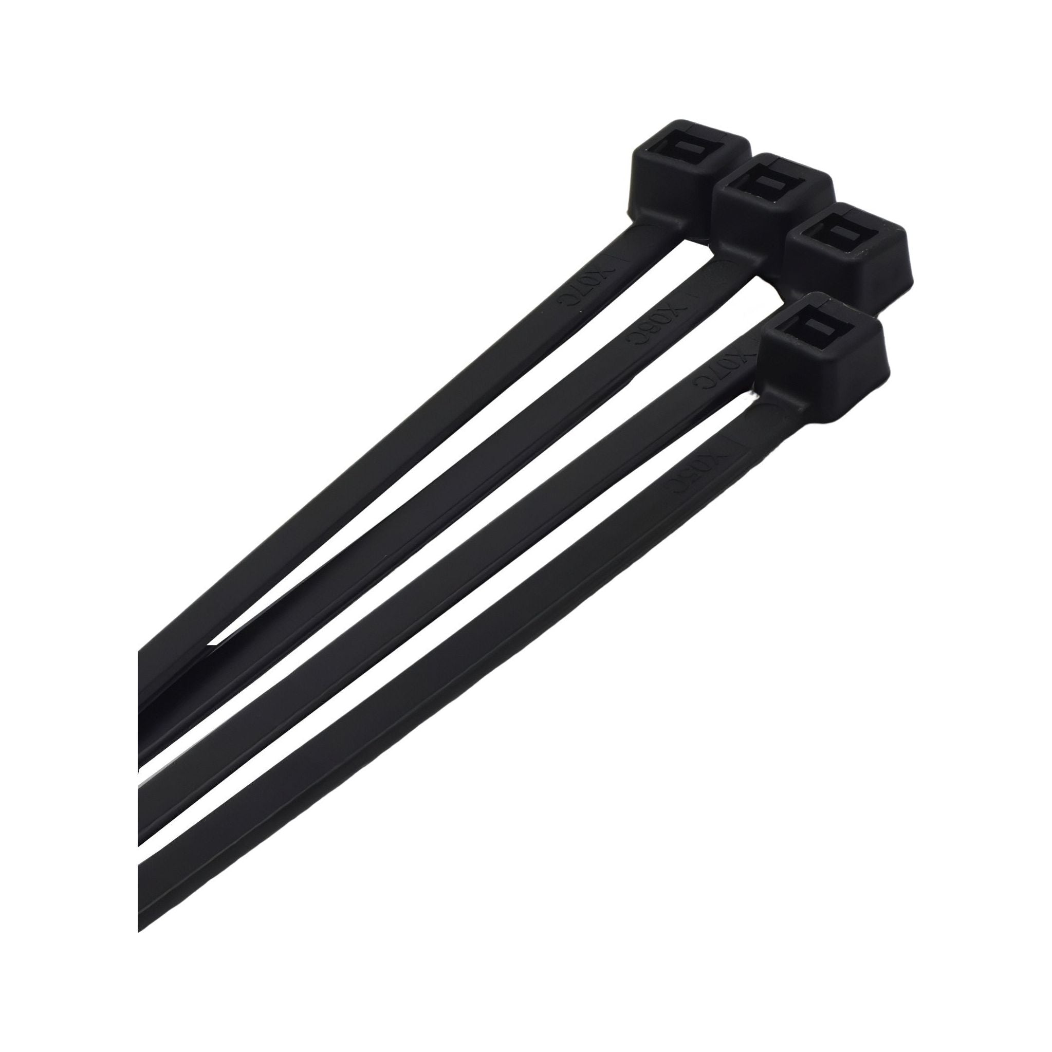 RAPTOR Black 150mm x 3.6mm Medium Duty Cable Ties, 20 Pack