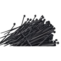 RAPTOR Black 100mm x 2.5mm Medium Duty Cable Ties, 100 Pack