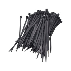 RAPTOR Black 150mm x 3.6mm Medium Duty Cable Ties, 100 Pack