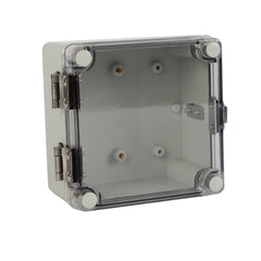 ABS IP66 Clear Lid Hinge Junction Box 125 x 125 x 75mm - Twin Eagle Imports