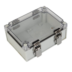 ABS IP66 Clear Lid Hinge Junction Box 125 x 175 x 75mm - Twin Eagle Imports