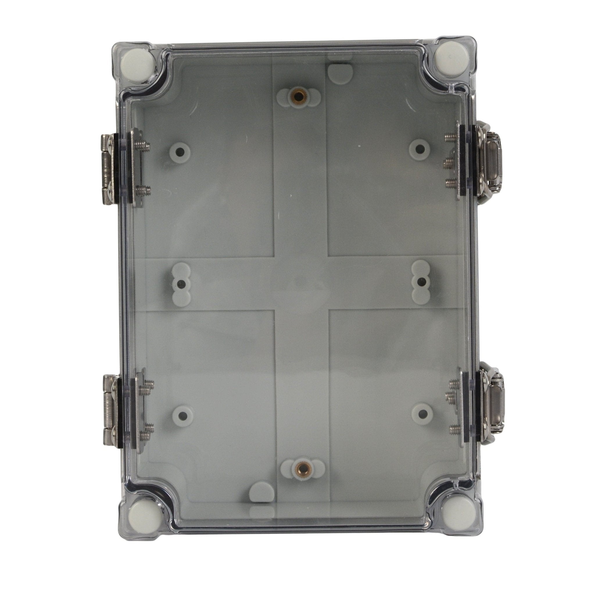 ABS IP66 Clear Lid Hinge Junction Box 125 x 175 x 75mm - Twin Eagle Imports
