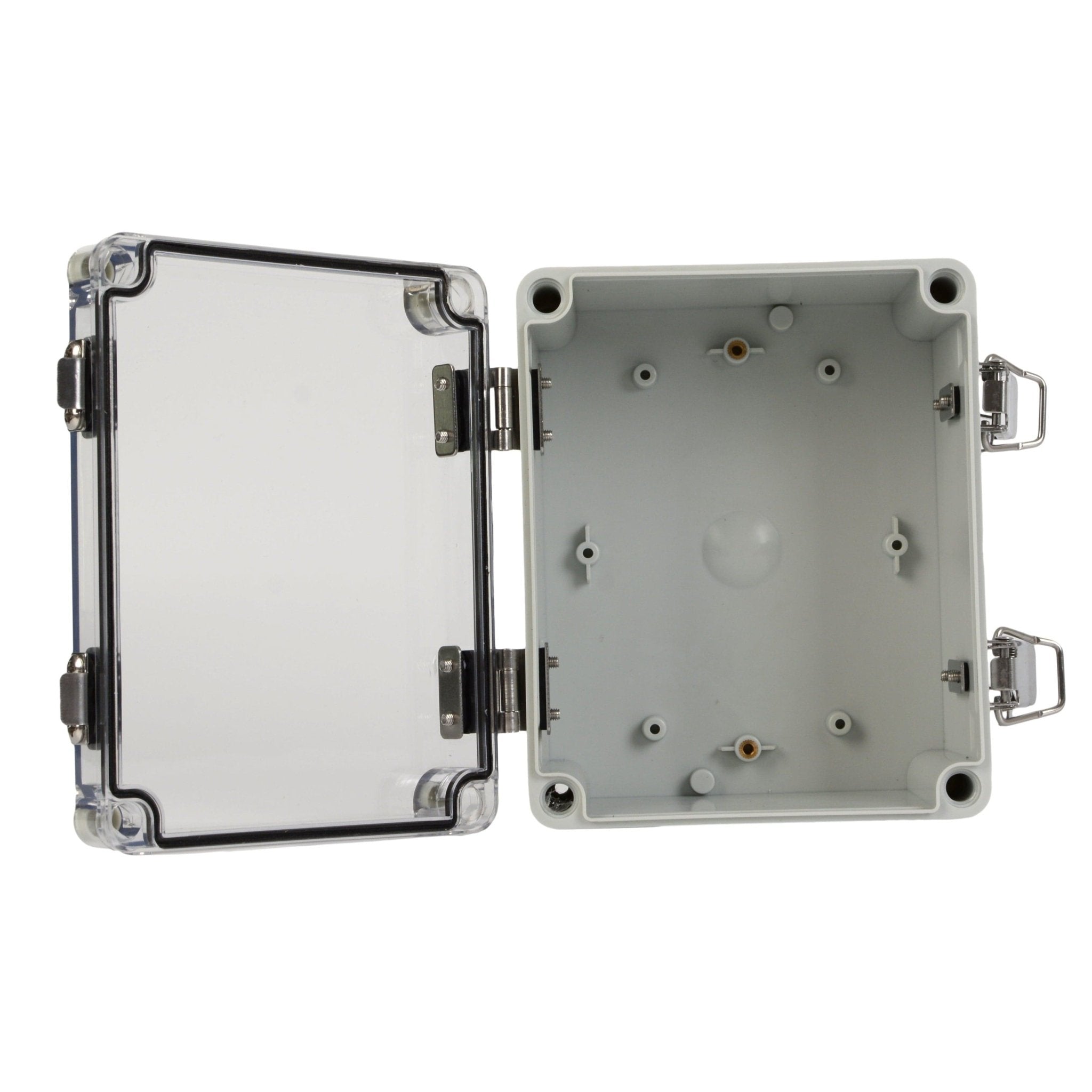 ABS IP66 Clear Lid Hinge Junction Box 140 x 170 x 95mm - Twin Eagle Imports