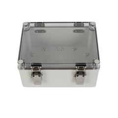 ABS IP66 Clear Lid Hinge Junction Box 150 x 200 x 100mm - Twin Eagle Imports