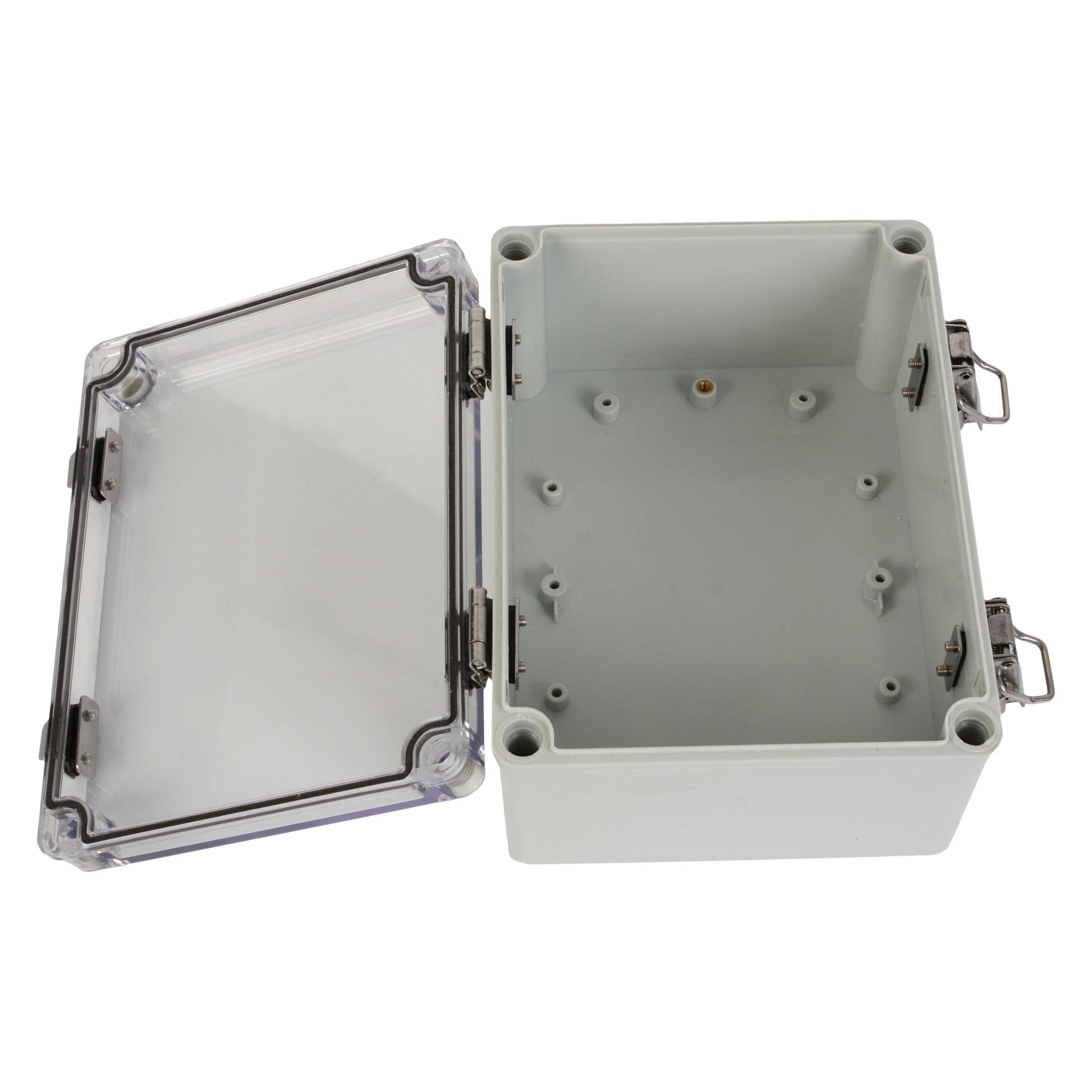 ABS IP66 Clear Lid Hinge Junction Box 150 x 200 x 100mm - Twin Eagle Imports