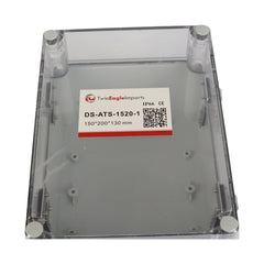 ABS IP66 Clear Lid Hinge Junction Box 150 x 200 x 130mm - Twin Eagle Imports