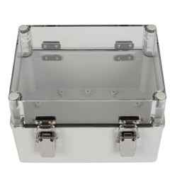 ABS IP66 Clear Lid Hinge Junction Box 150 x 200 x 130mm - Twin Eagle Imports