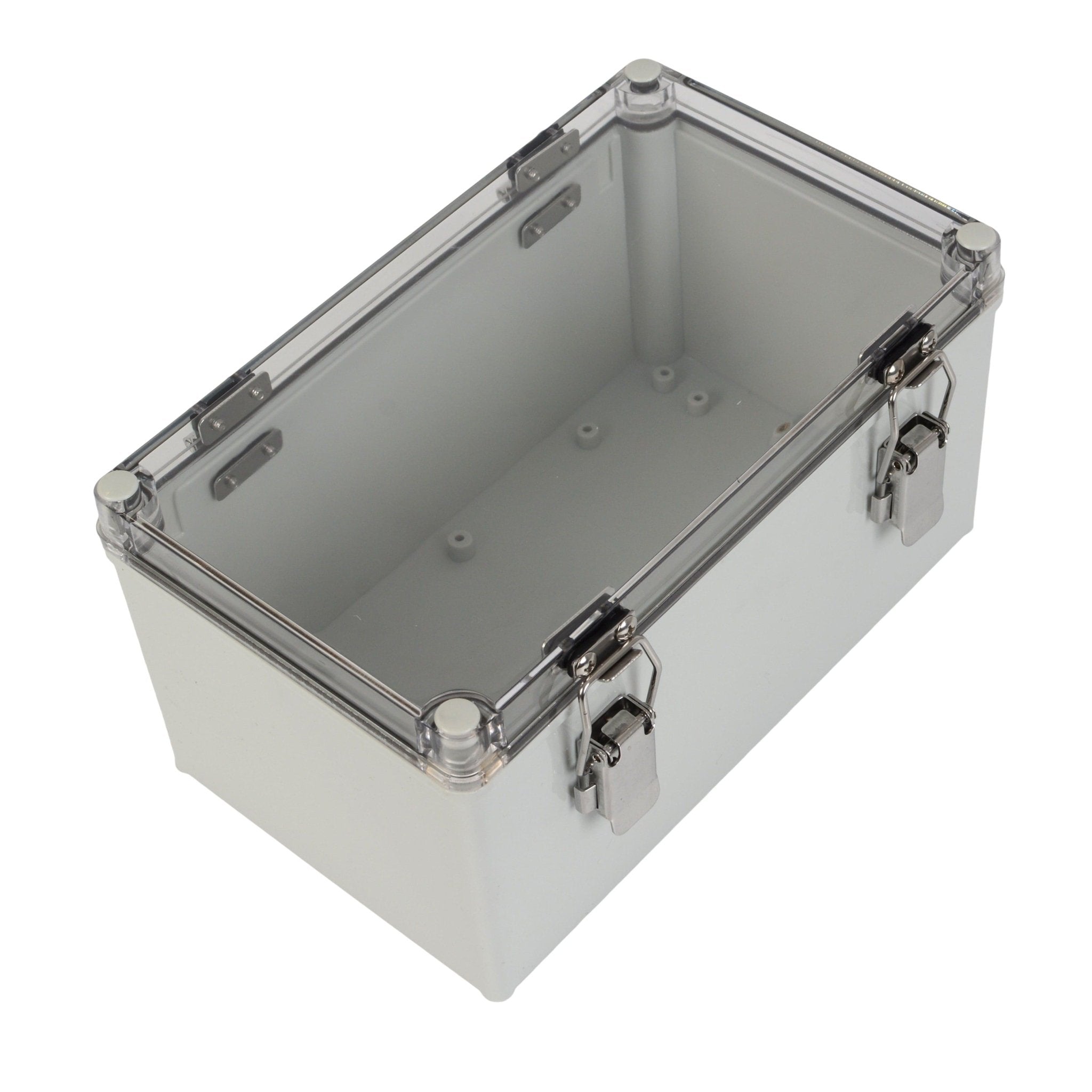 ABS IP66 Clear Lid Hinge Junction Box 150 x 250 x 130mm - Twin Eagle Imports