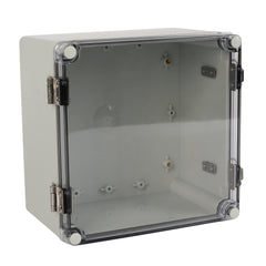 ABS IP66 Clear Lid Hinge Junction Box 200 x 200 x 130mm - Twin Eagle Imports