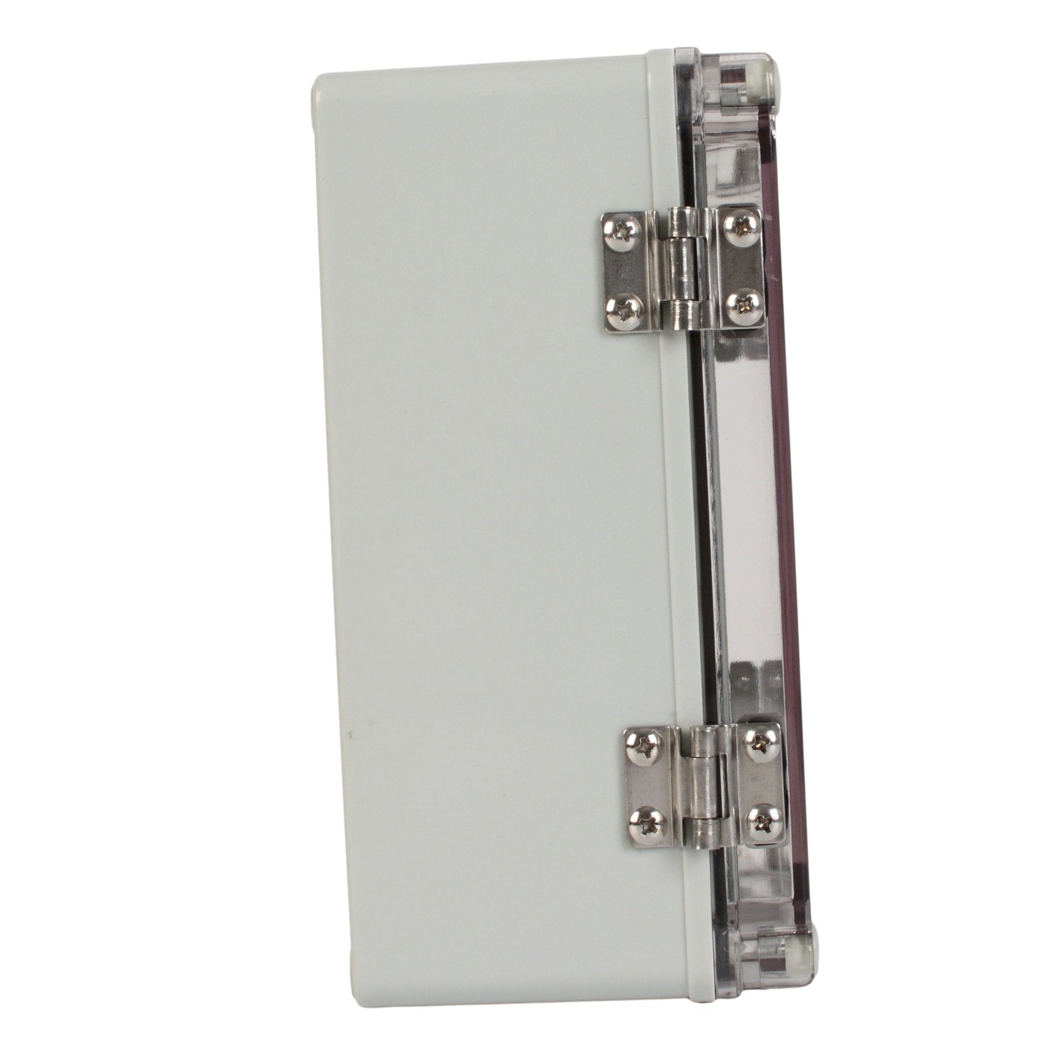 ABS IP66 Clear Lid Hinge Junction Box 200 x 200 x 95mm - Twin Eagle Imports