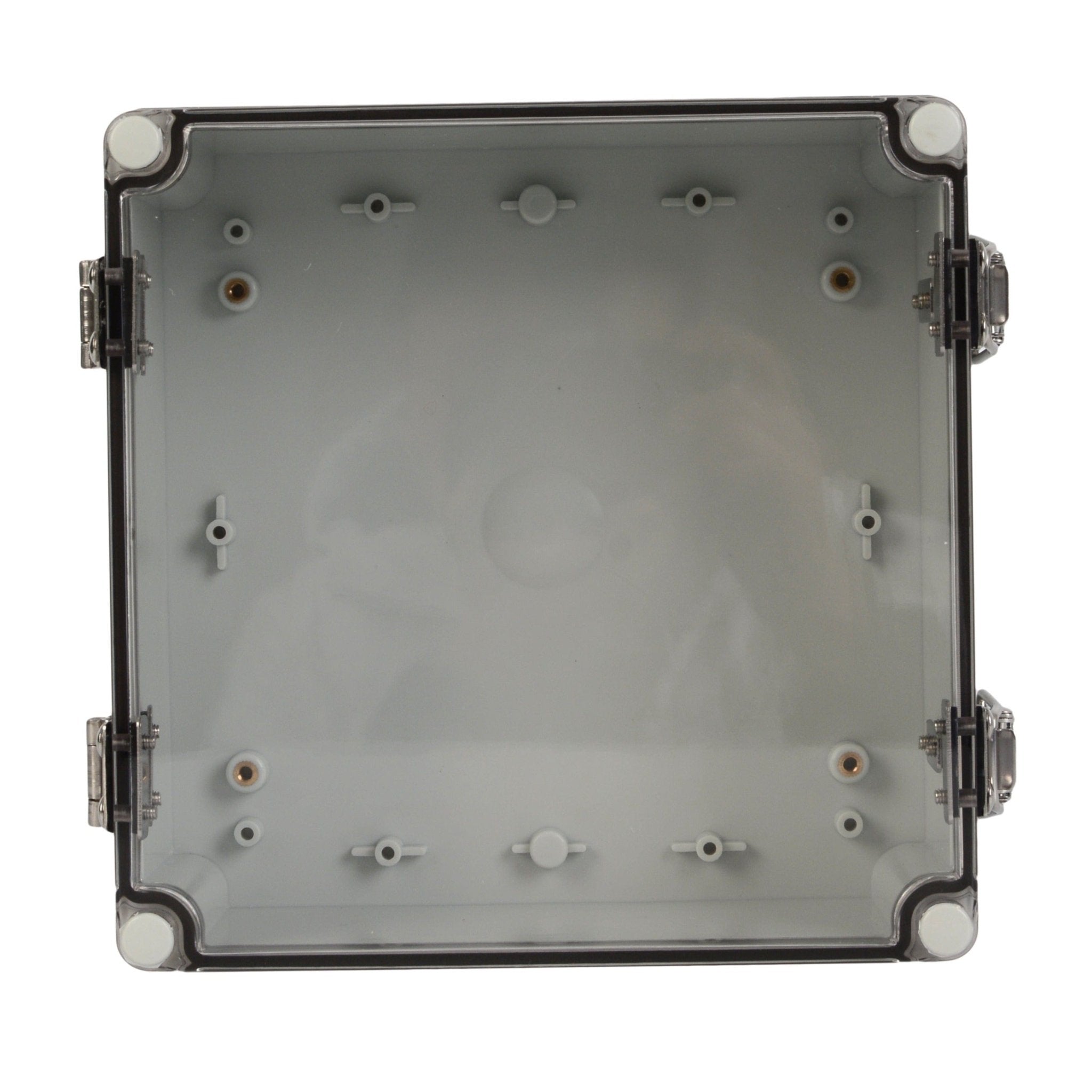 ABS IP66 Clear Lid Hinge Junction Box 200 x 200 x 95mm - Twin Eagle Imports
