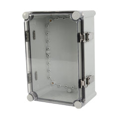 ABS IP66 Clear Lid Hinge Junction Box 280 x 190 x 130mm - Twin Eagle Imports