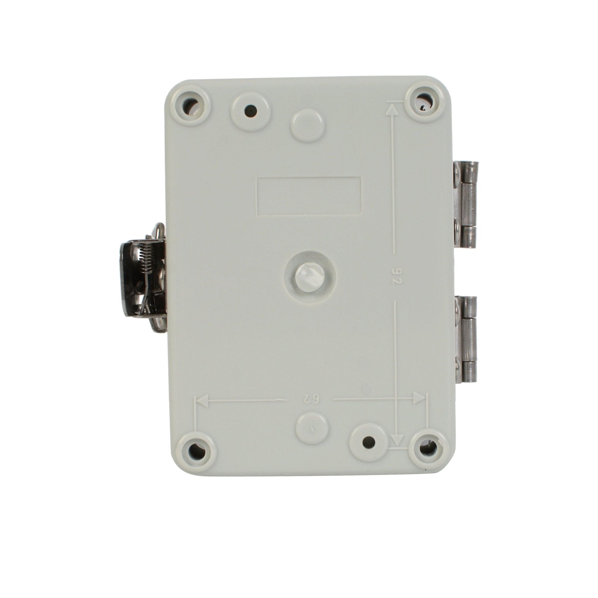 ABS IP66 Clear Lid Hinge Junction Box 80 x 110 x 85mm - Twin Eagle Imports