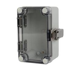 ABS IP66 Clear Lid Hinge Junction Box 80 x 130 x 70mm - Twin Eagle Imports
