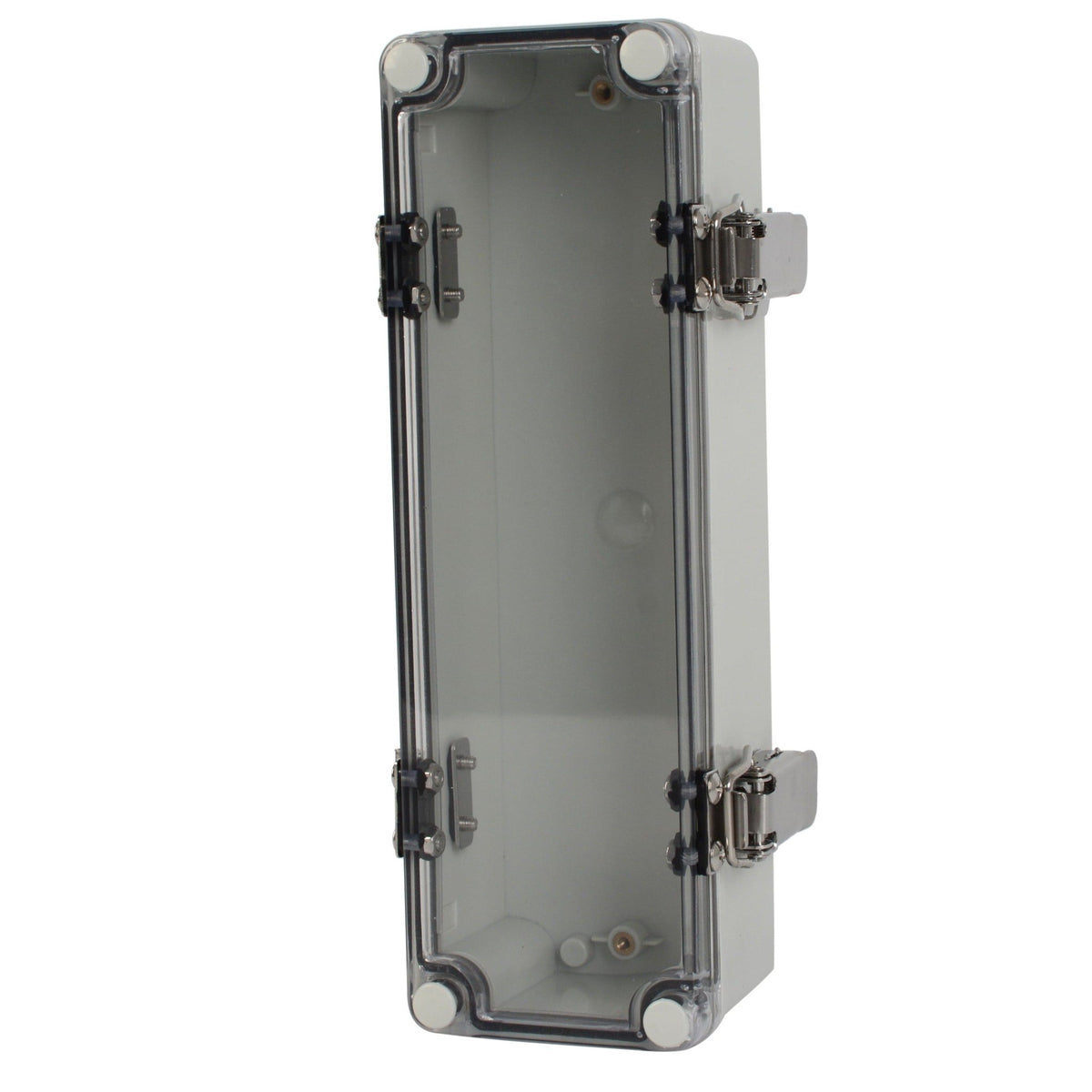 ABS IP66 Clear Lid Hinge Junction Box 80 x 250 x 70mm - Twin Eagle Imports