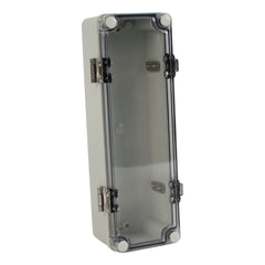 ABS IP66 Clear Lid Hinge Junction Box 80 x 250 x 70mm - Twin Eagle Imports