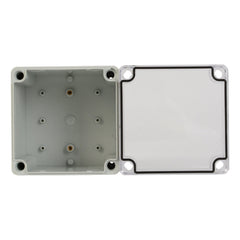 ABS IP66 Clear Lid Junction Box 125 x 125 x 100mm - Twin Eagle Imports
