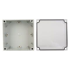 ABS IP66 Clear Lid Junction Box 175 x 175 x 100mm - Twin Eagle Imports