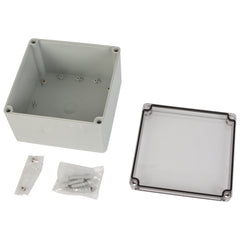ABS IP66 Clear Lid Junction Box 200 x 200 x 130mm - Twin Eagle Imports