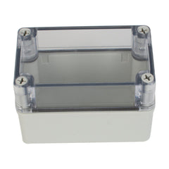 ABS IP66 Clear Lid Junction Box 80 x 130 x 85mm - Twin Eagle Imports
