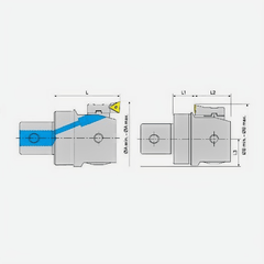 Acrow BSD Insert Holder Extension – B.BSD64-250 (Ø70–100 mm) - Twin Eagle Imports
