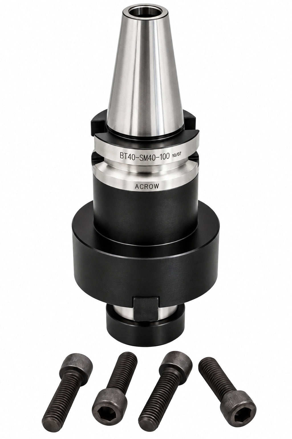 Acrow BT40-SM40-100 – Shell Mill Holder (Ø40 mm Bore, BT40 Taper) - Twin Eagle Imports
