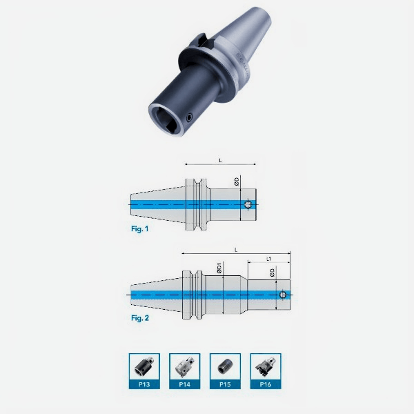ACROW MACHINERY MFG CO LTD Adaptor Acrow BT40-AK1-170 – AK Boring Shank Ø19mm, 170mm