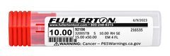Fullerton 92106 0.3937" 4 Flute Stub Square End Mill