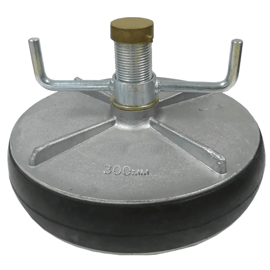 Aluminium expanding plug 12"/300mm with 25mm bypass 296-327mm - Twin Eagle Imports