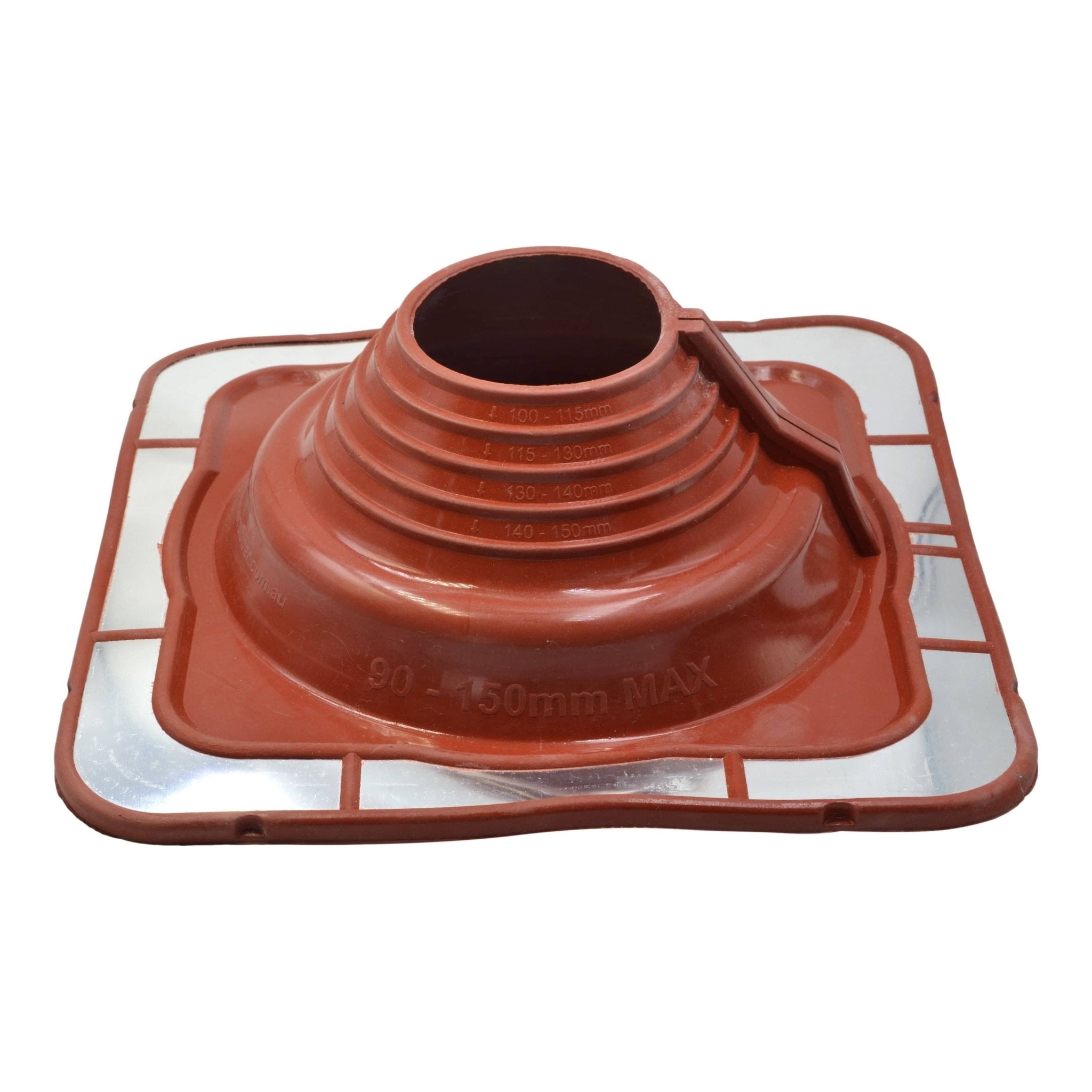 Aquaseal FlashRite 4 Metal Roof Pipe Flashing Red 90-150mm - Twin Eagle Imports