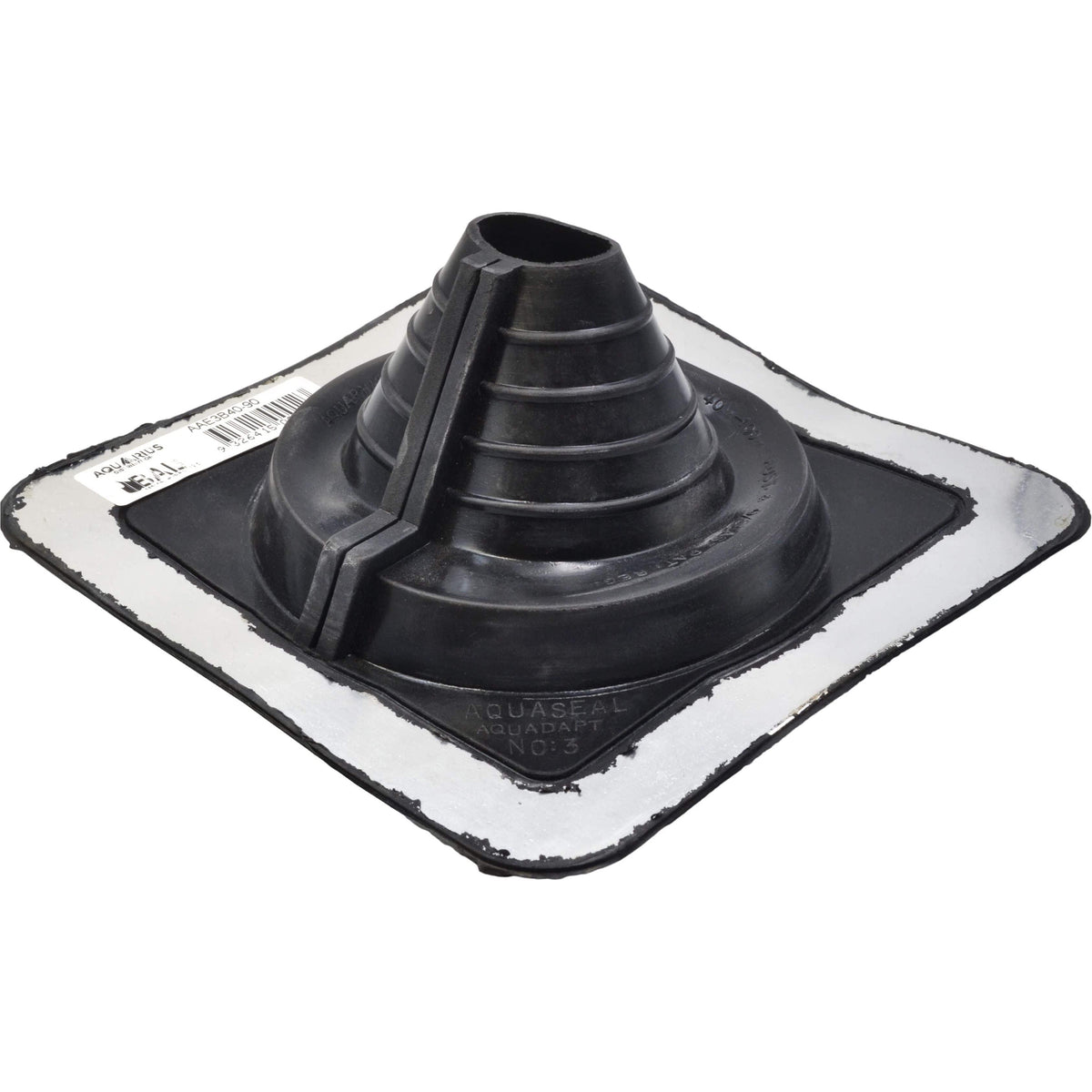 Aquaseal Roof Pipe Seal Aquaseal Aquadapt #3 Roof Pipe Flashing Black 40-90mm