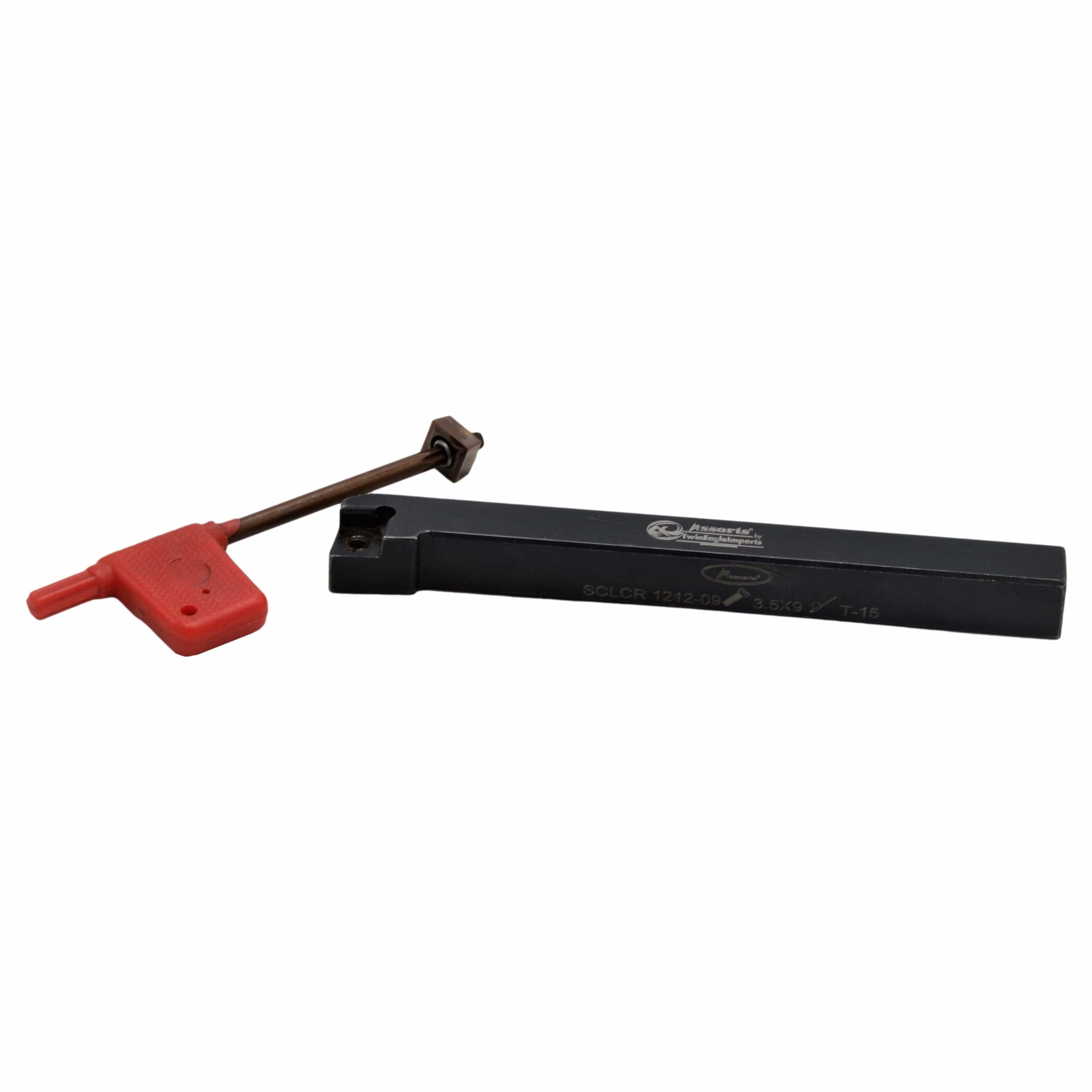 Assorts Boring Bars 12mm Square Shank Turning Tool Holder with Insert & Key
