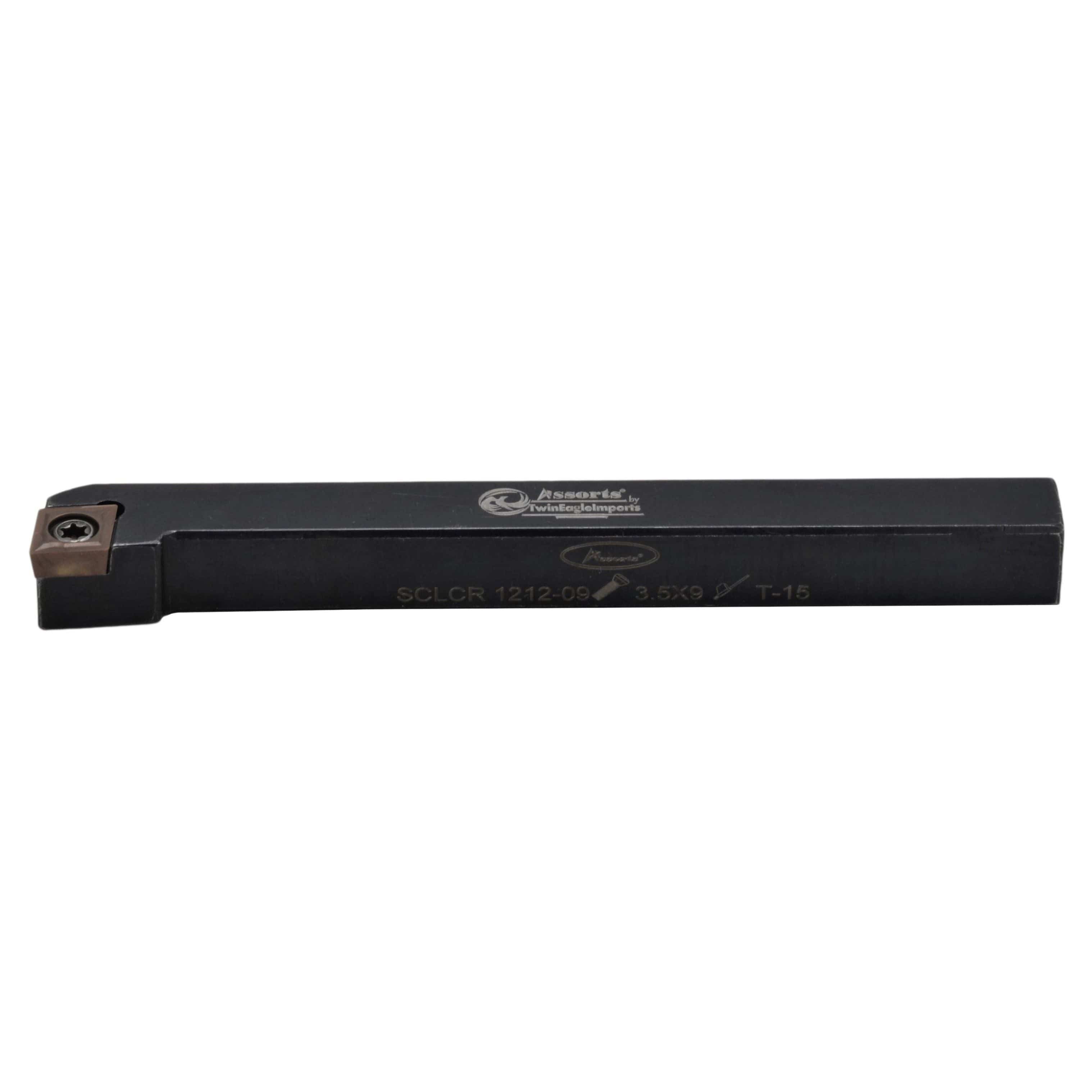 Assorts Boring Bars 12mm Square Shank Turning Tool Holder with Insert & Key