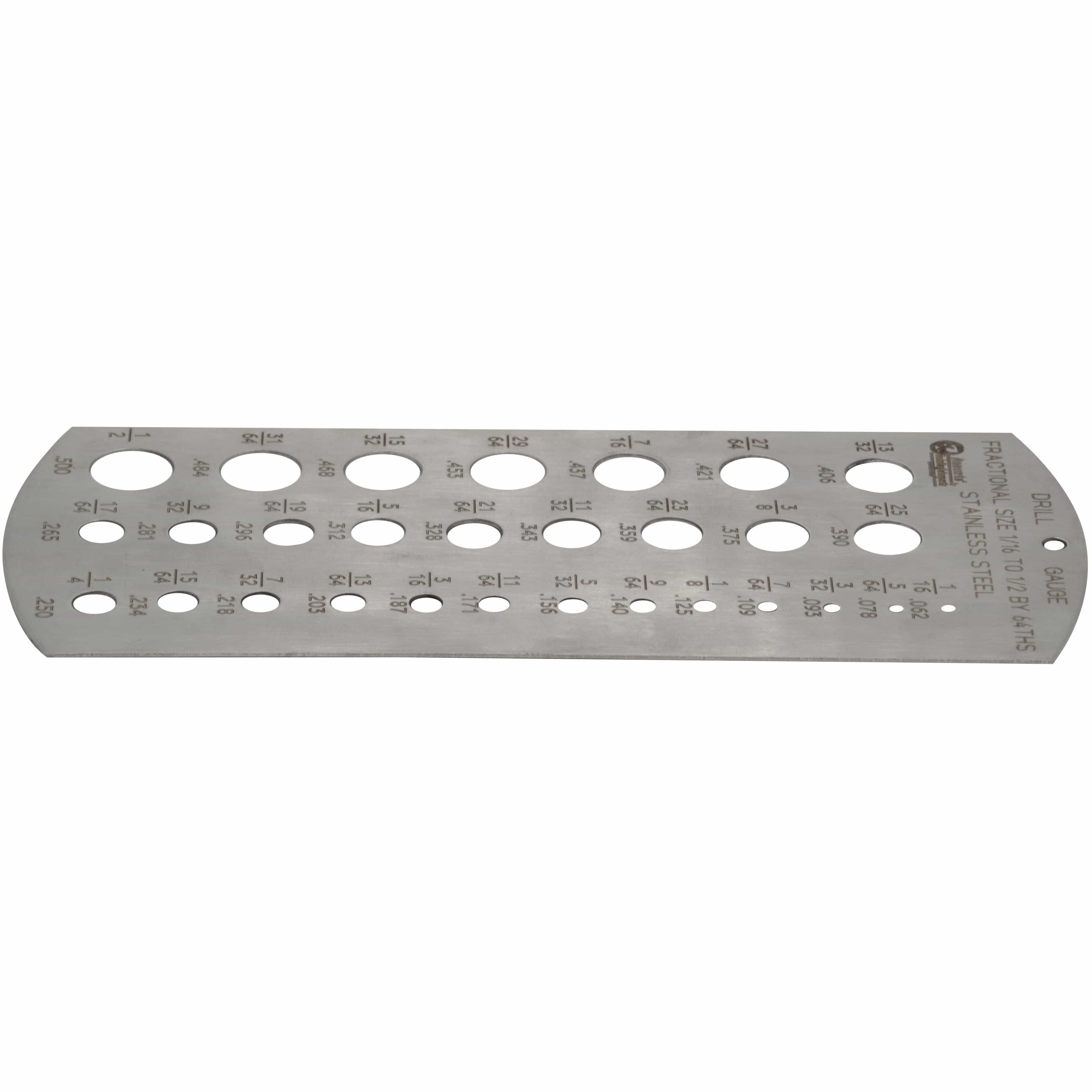 Assorts Gauge Stainless Steel Imperial Fractional Drill Gauge